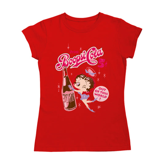 Betty Boop Drink Boopsi Cola Women's T-Shirt-Betty Boop Shop