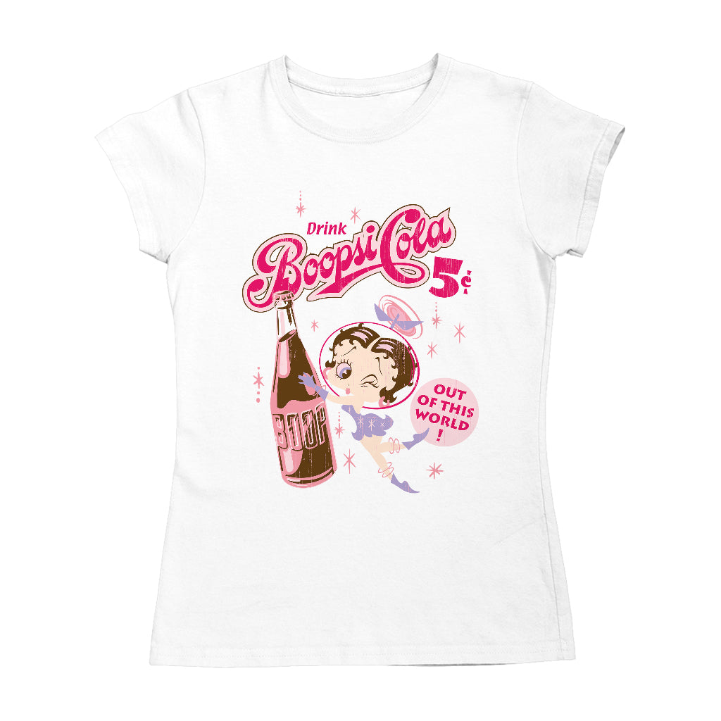 Betty Boop Drink Boopsi Cola Women's T-Shirt-Betty Boop Shop