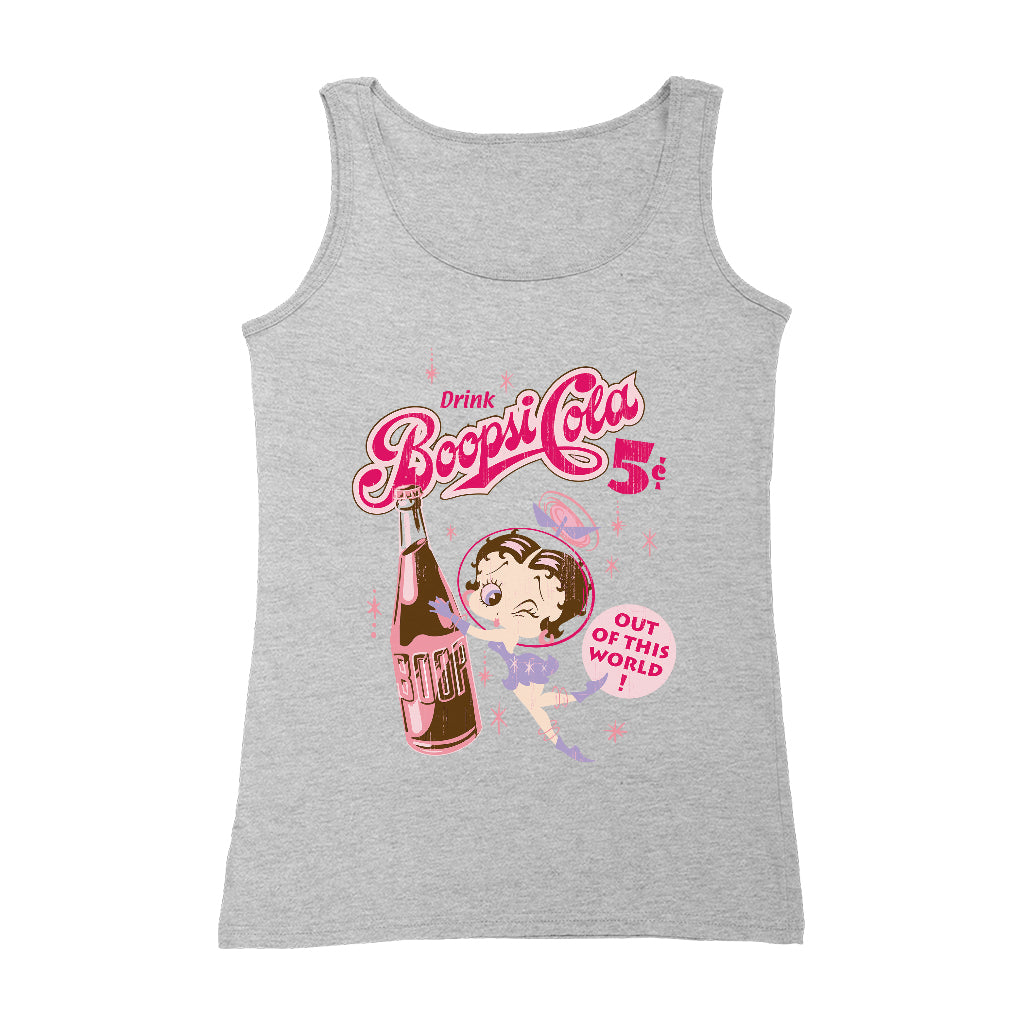 Betty Boop Drink Boopsi Cola Women's Vest-Betty Boop Shop