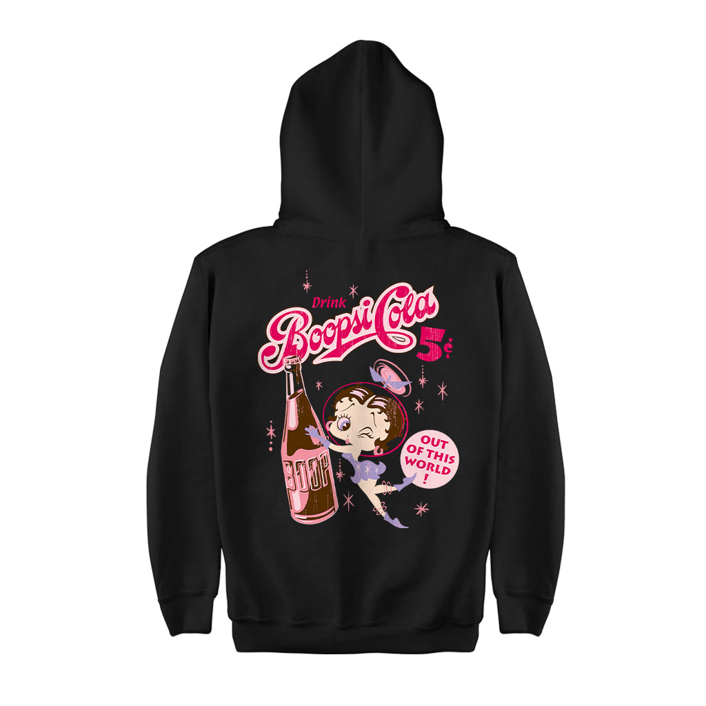 Betty Boop Drink Boopsi Cola Kids Hooded Sweatshirt-Betty Boop Shop