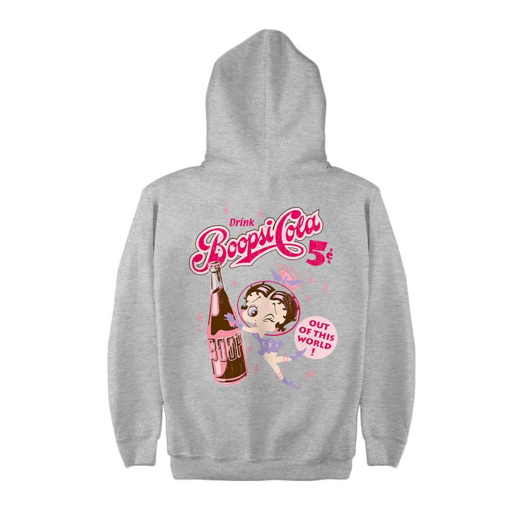 Betty Boop Drink Boopsi Cola Kids Hooded Sweatshirt-Betty Boop Shop