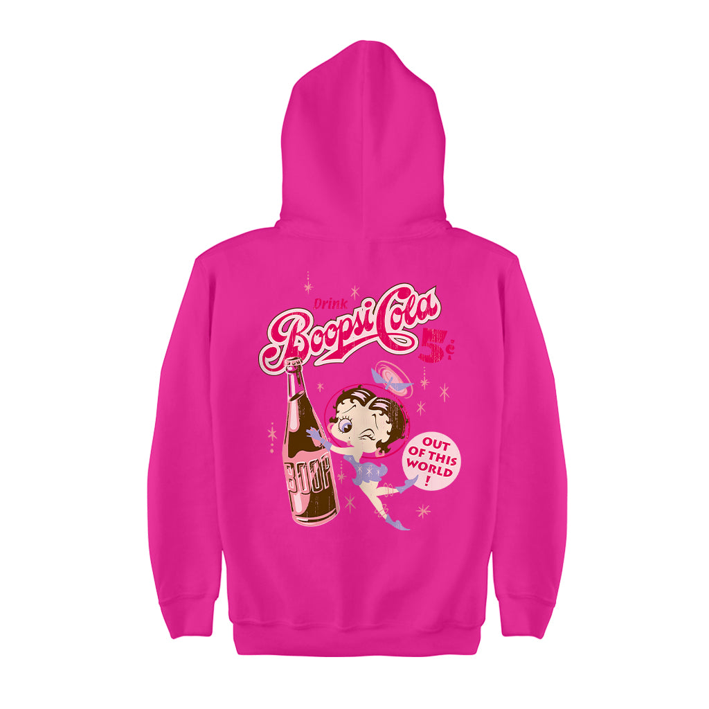 Betty Boop Drink Boopsi Cola Kids Hooded Sweatshirt-Betty Boop Shop