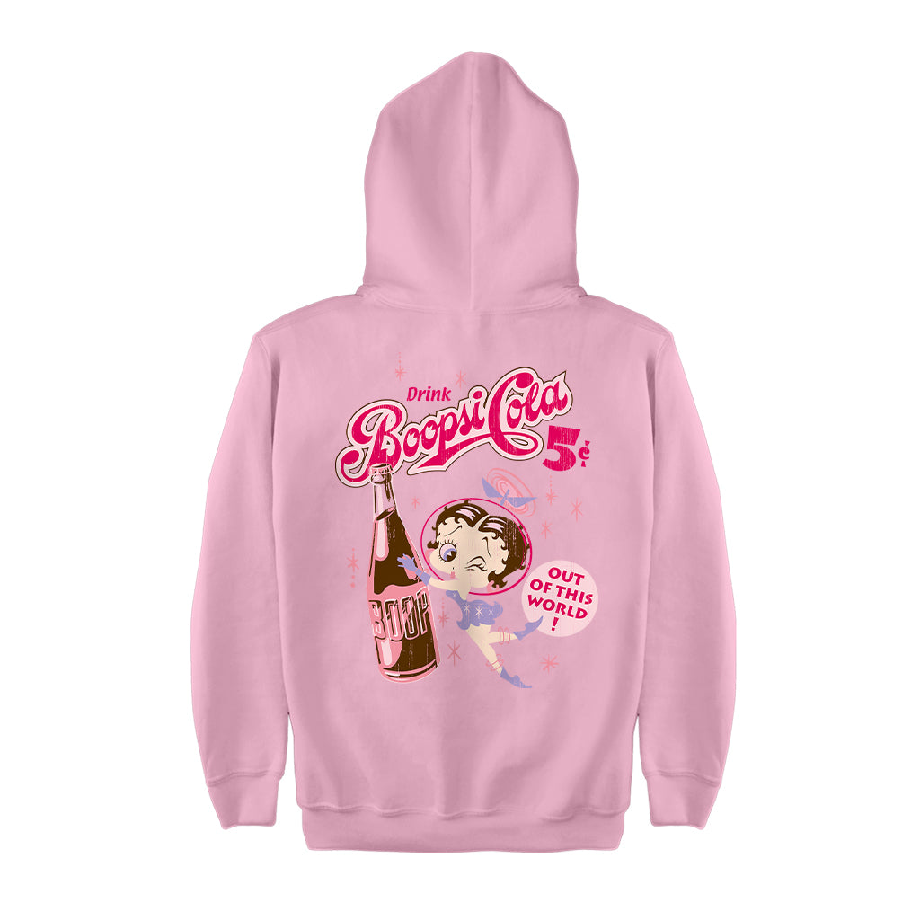 Betty Boop Drink Boopsi Cola Kids Hooded Sweatshirt-Betty Boop Shop