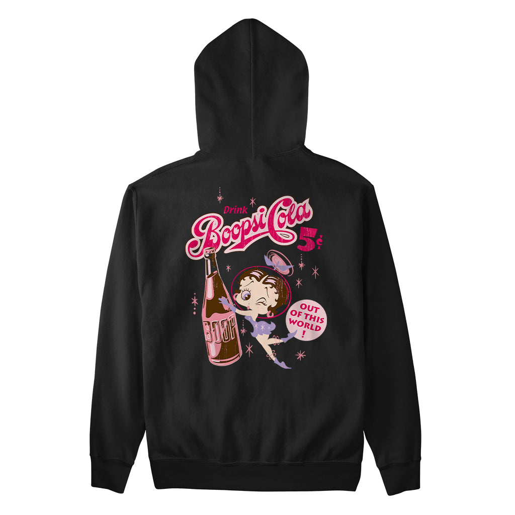 Betty Boop Drink Boopsi Cola Women's Hooded Sweatshirt-Betty Boop Shop