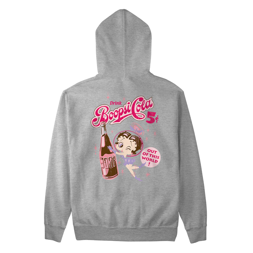 Betty Boop Drink Boopsi Cola Women's Hooded Sweatshirt-Betty Boop Shop