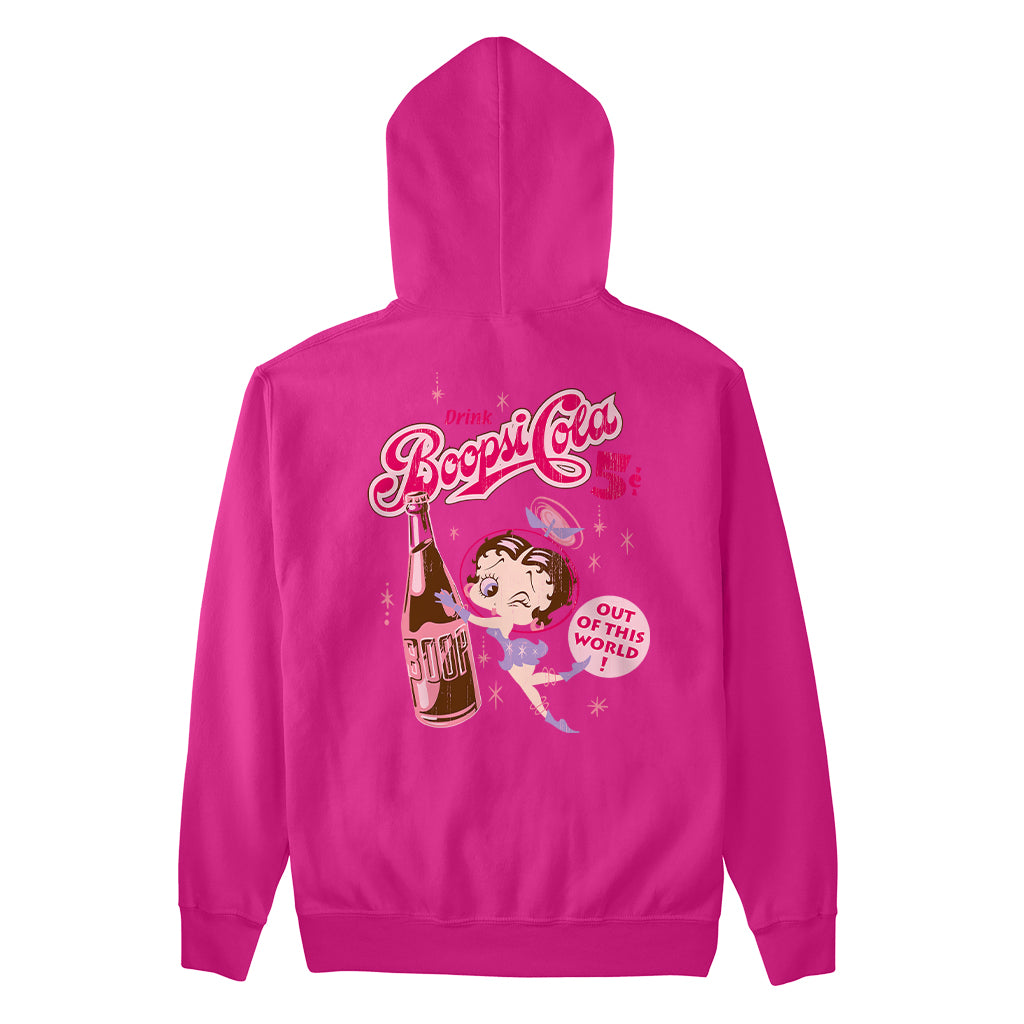 Betty Boop Drink Boopsi Cola Women's Hooded Sweatshirt-Betty Boop Shop
