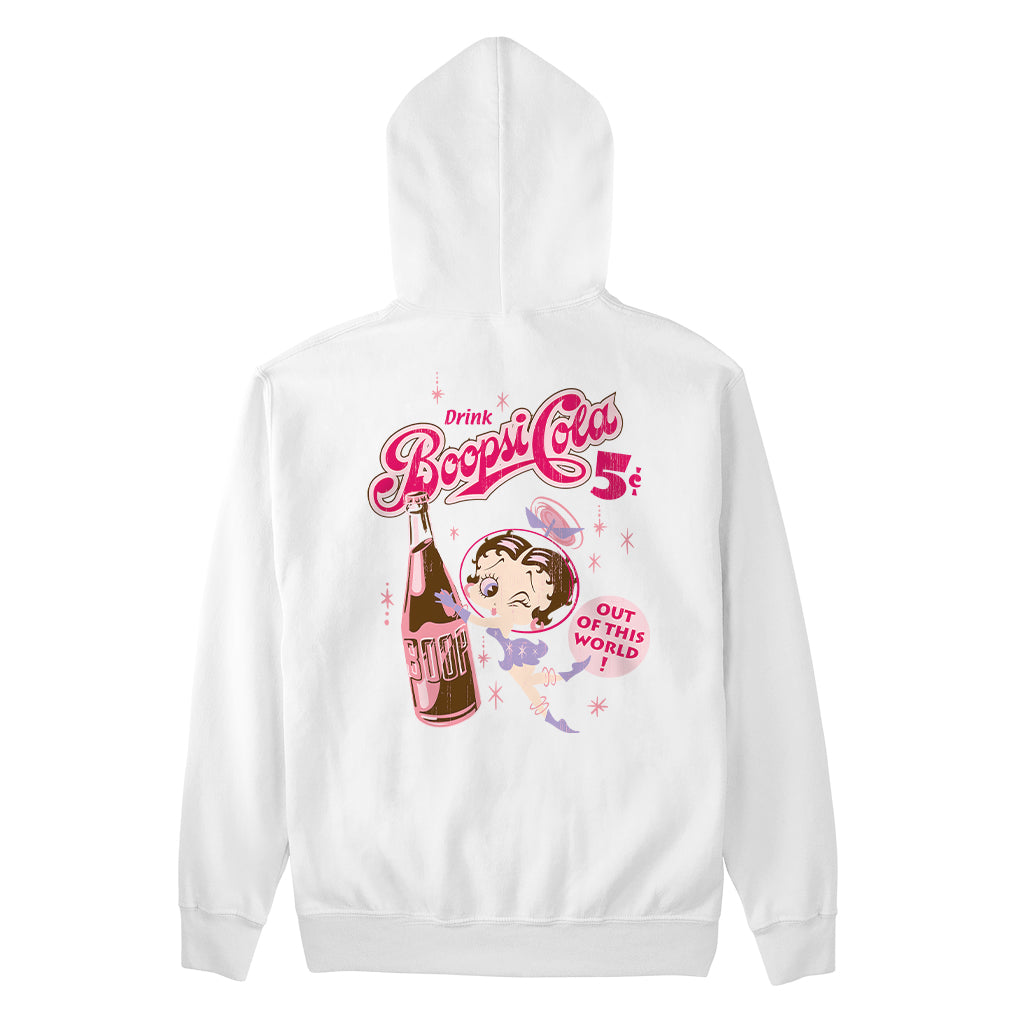 Betty Boop Drink Boopsi Cola Women's Hooded Sweatshirt-Betty Boop Shop