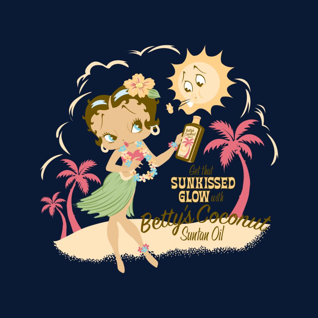 Betty Boop Bettys Coconut Suntan Oil Women's Vest-Betty Boop Shop