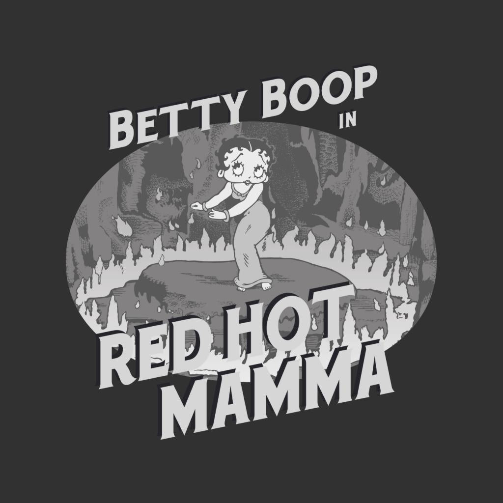 Betty Boop In Red Hot Mamma Women's Hooded Sweatshirt-Betty Boop Shop