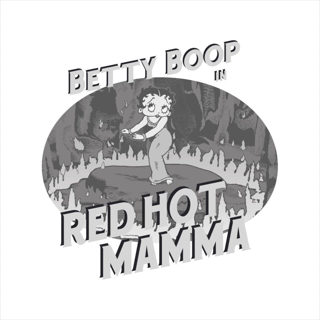 Betty Boop In Red Hot Mamma Women's Hooded Sweatshirt-Betty Boop Shop