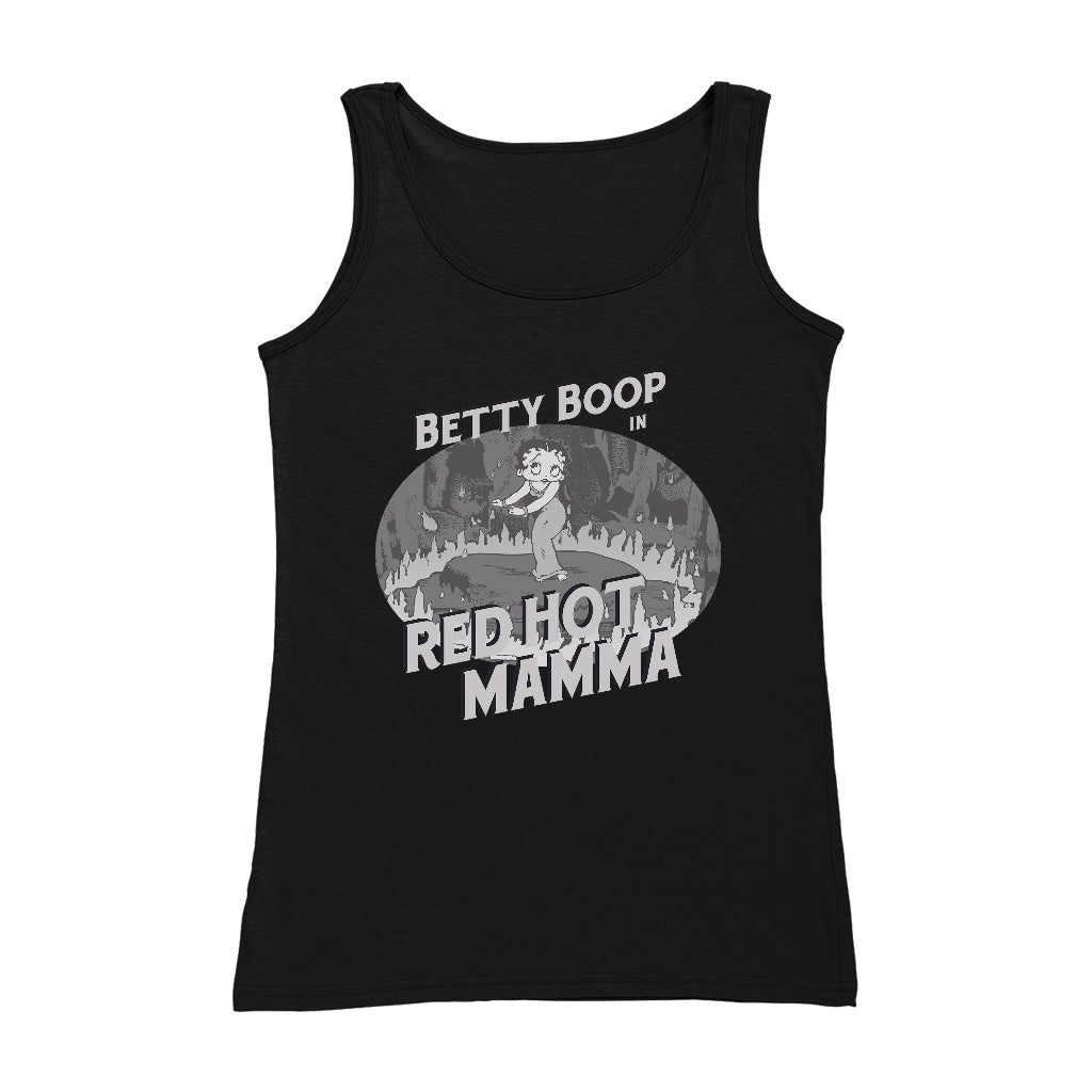 Betty Boop In Red Hot Mamma Women's Vest-Betty Boop Shop