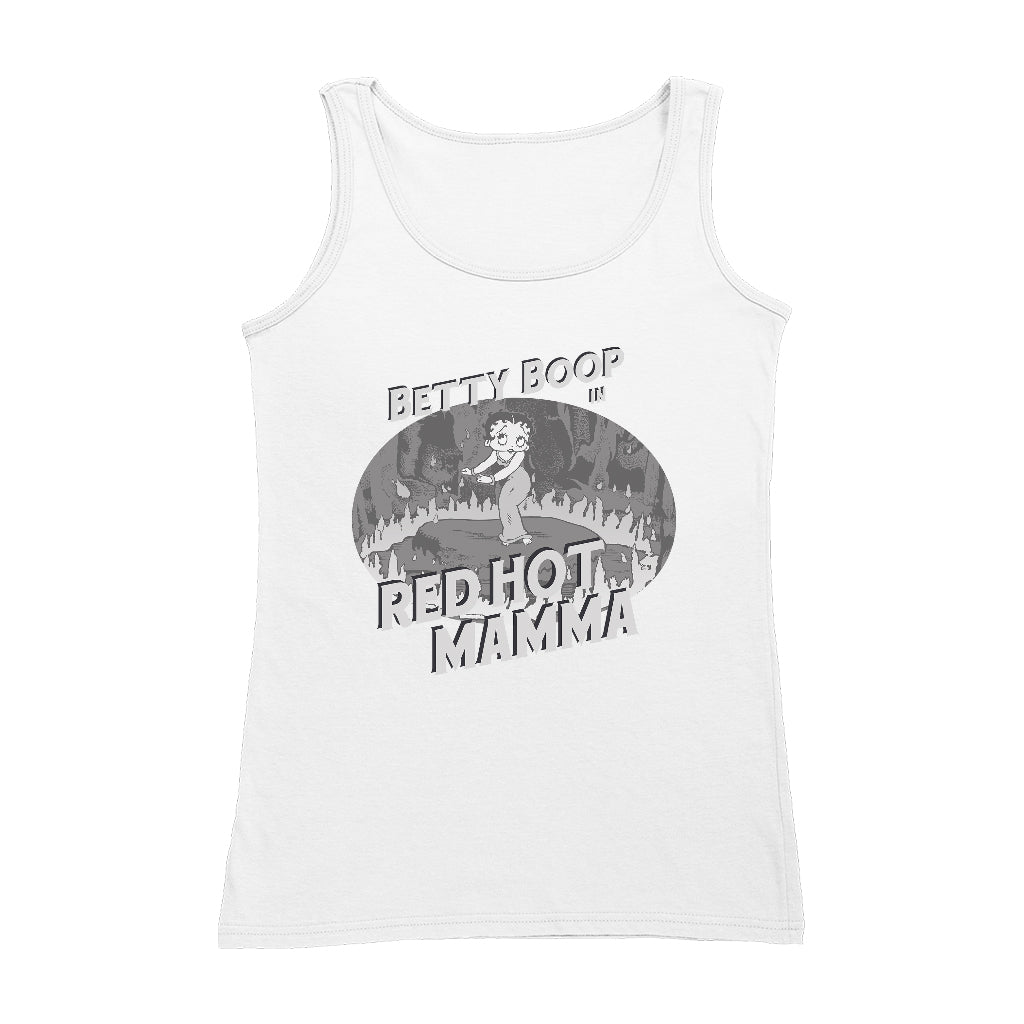 Betty Boop In Red Hot Mamma Women's Vest-Betty Boop Shop