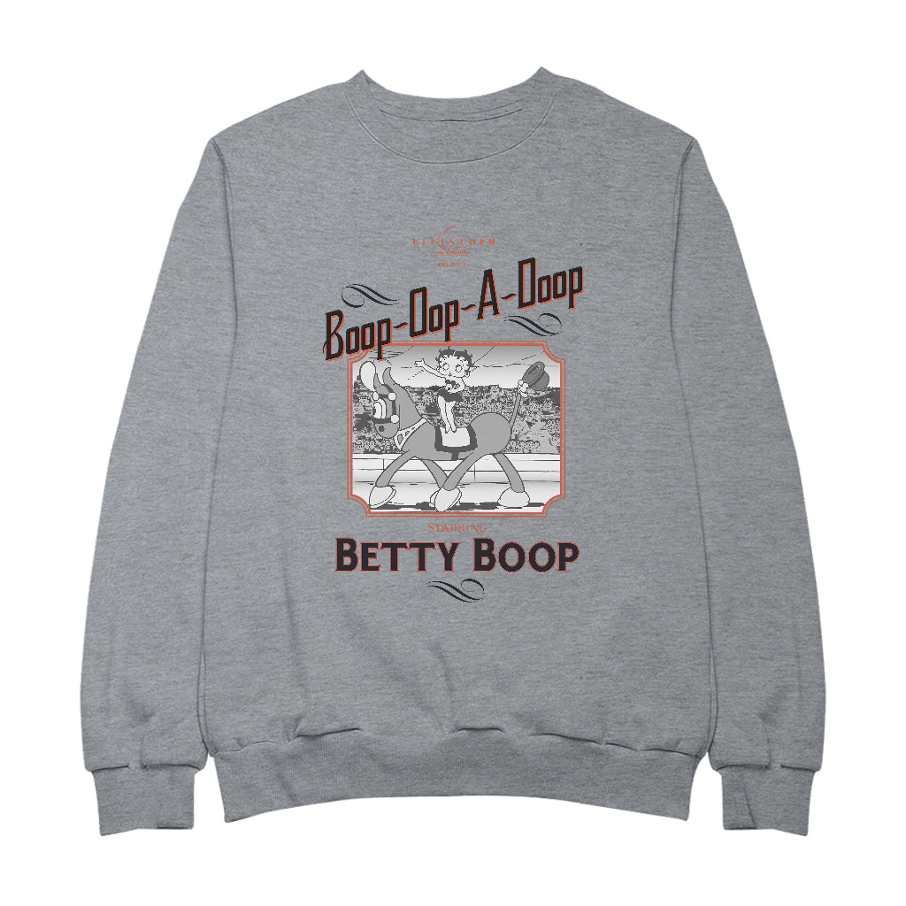 Betty Boop Starring In The Circus Women's Sweatshirt-Betty Boop Shop