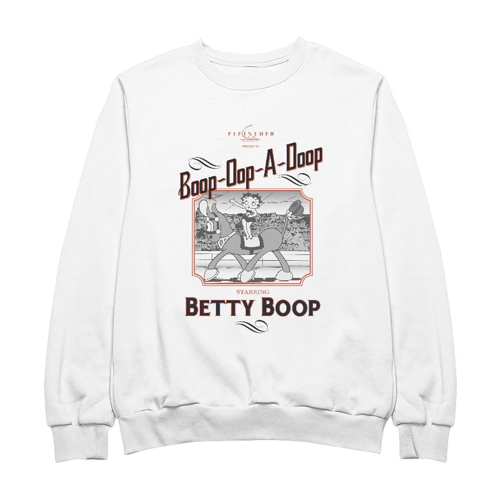 Betty Boop Starring In The Circus Women's Sweatshirt-Betty Boop Shop