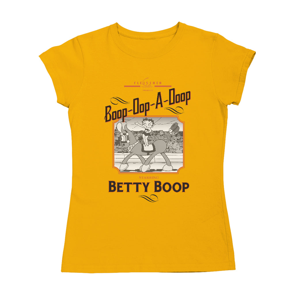 Betty Boop Starring In The Circus Women's T-Shirt-Betty Boop Shop