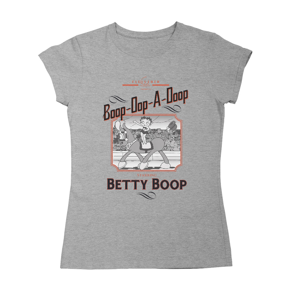 Betty Boop Starring In The Circus Women's T-Shirt-Betty Boop Shop