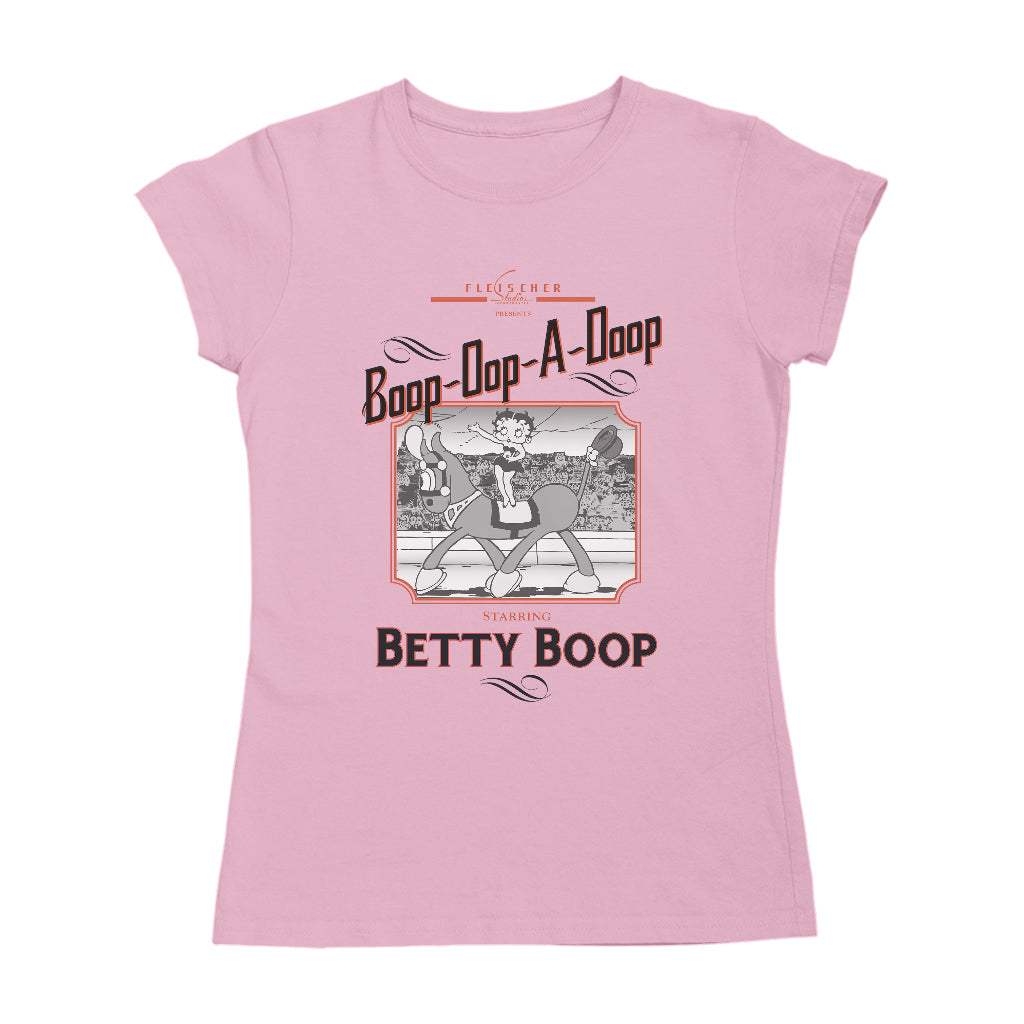 Betty Boop Starring In The Circus Women's T-Shirt-Betty Boop Shop