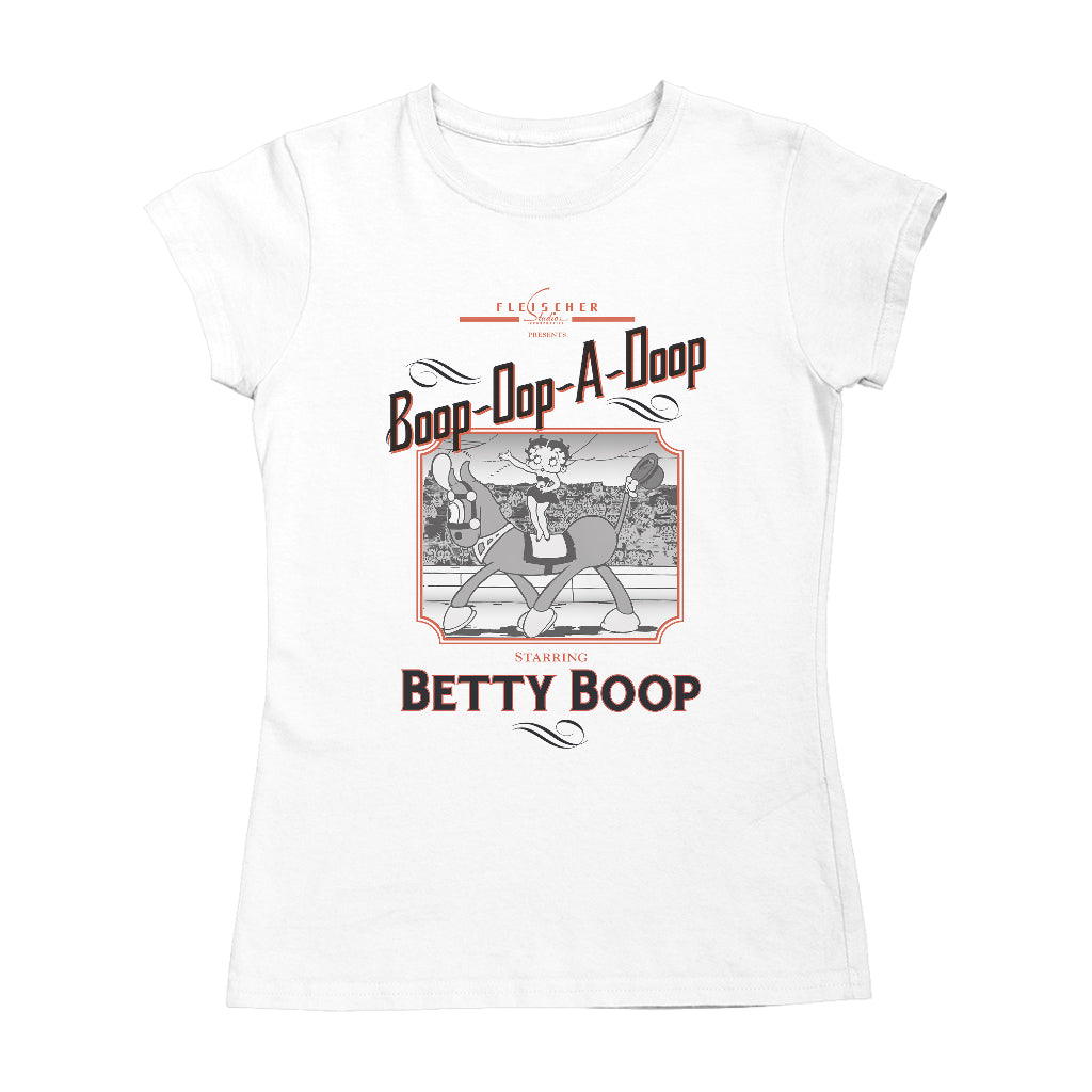 Betty Boop Starring In The Circus Women's T-Shirt-Betty Boop Shop
