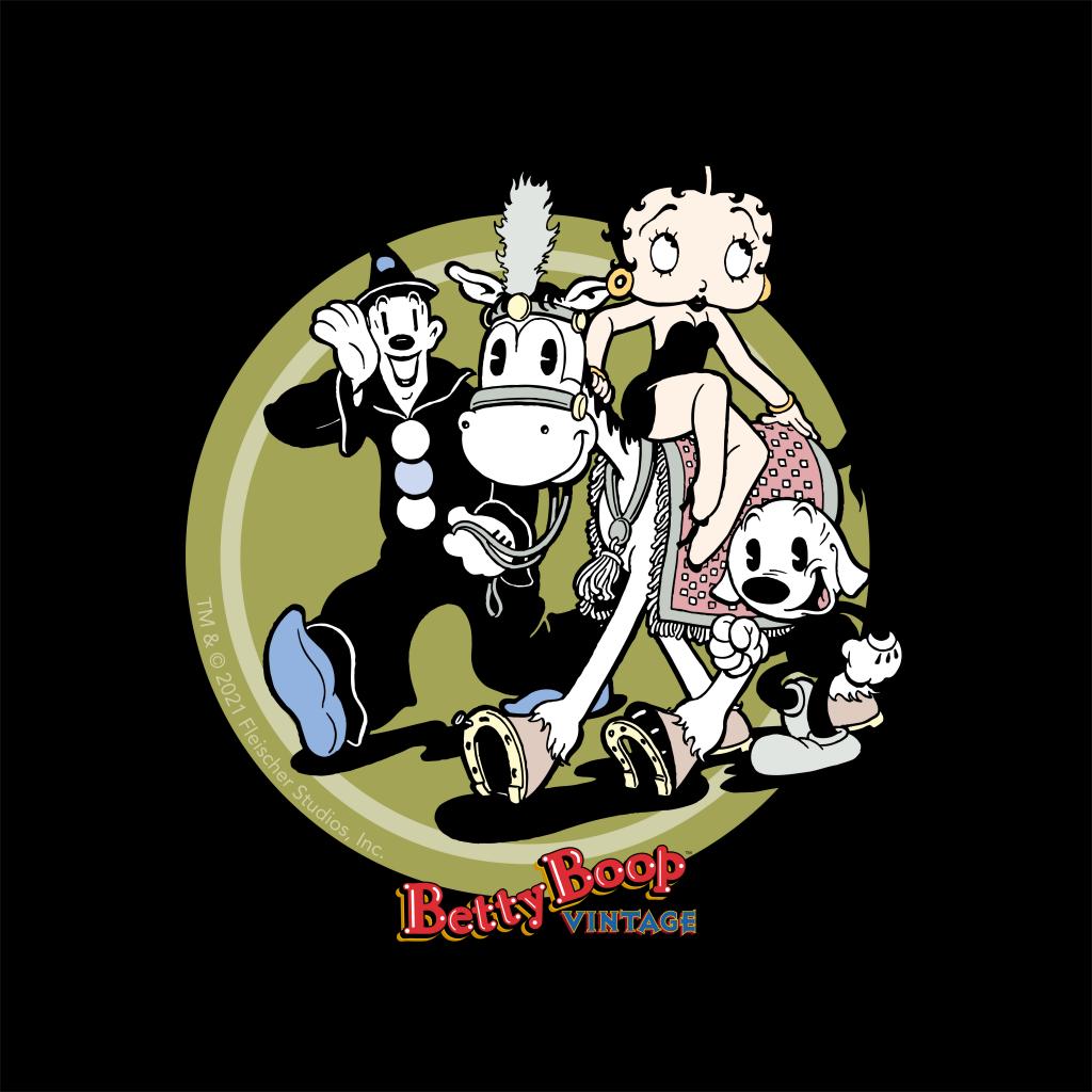 Betty Boop Vintage Circus Crew A4 Print