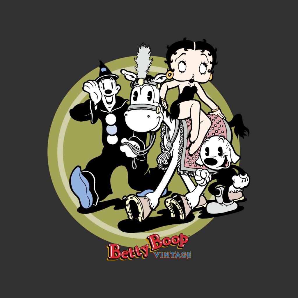 Betty Boop Vintage Circus Crew Women's Hooded Sweatshirt-Betty Boop Shop