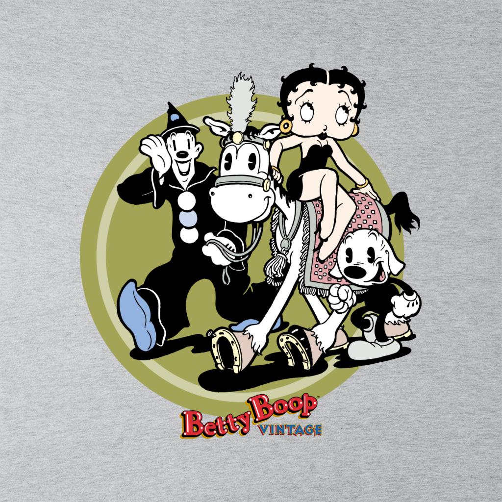 Betty Boop Vintage Circus Crew Women's Hooded Sweatshirt-Betty Boop Shop