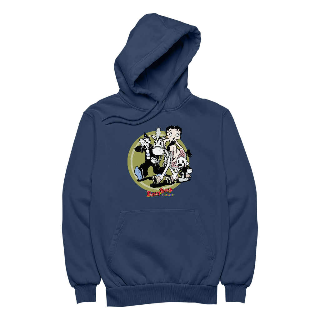 Betty Boop Vintage Circus Crew Men's Hooded Sweatshirt-Betty Boop Shop