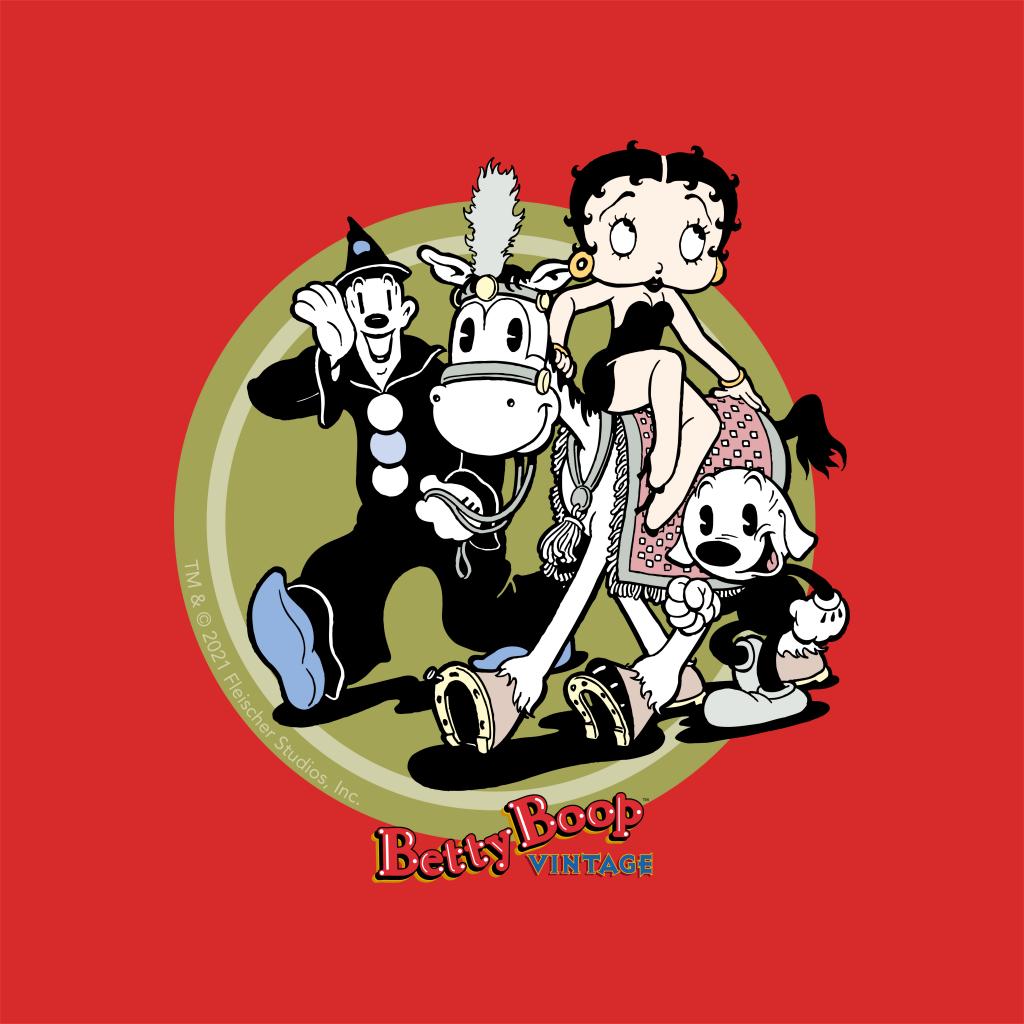 Betty Boop Vintage Circus Crew A4 Print