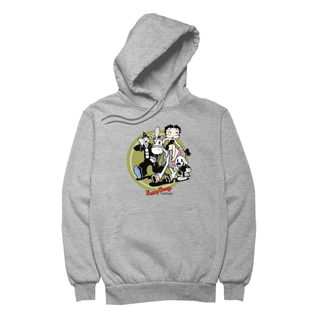 Betty Boop Vintage Circus Crew Women's Hooded Sweatshirt-Betty Boop Shop