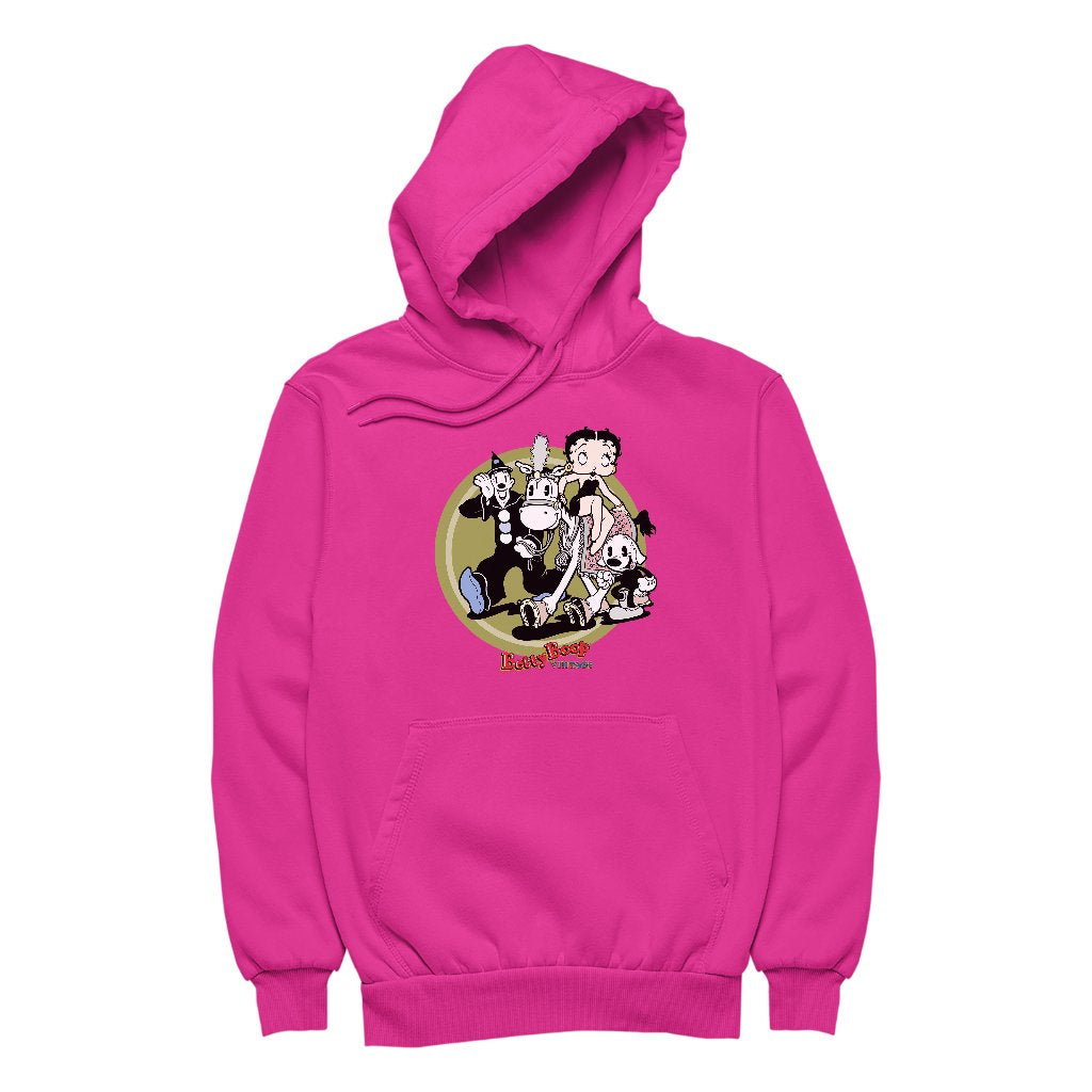 Betty Boop Vintage Circus Crew Women's Hooded Sweatshirt-Betty Boop Shop