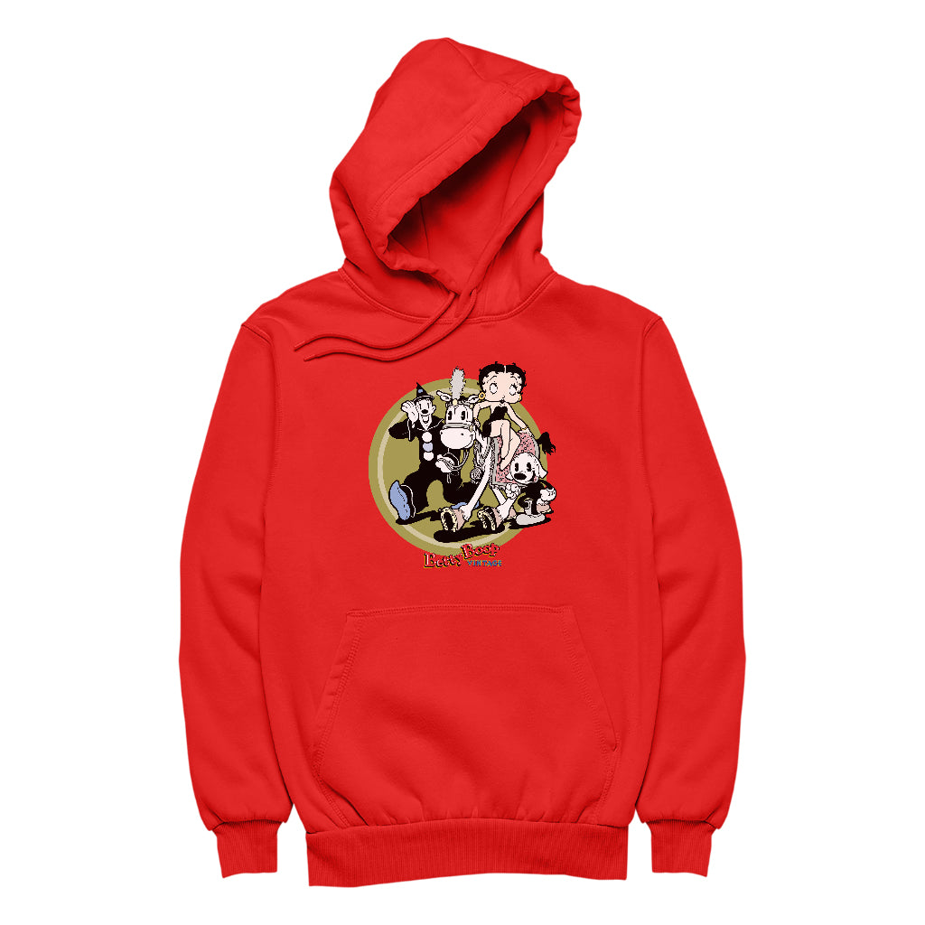 Betty Boop Vintage Circus Crew Women's Hooded Sweatshirt-Betty Boop Shop