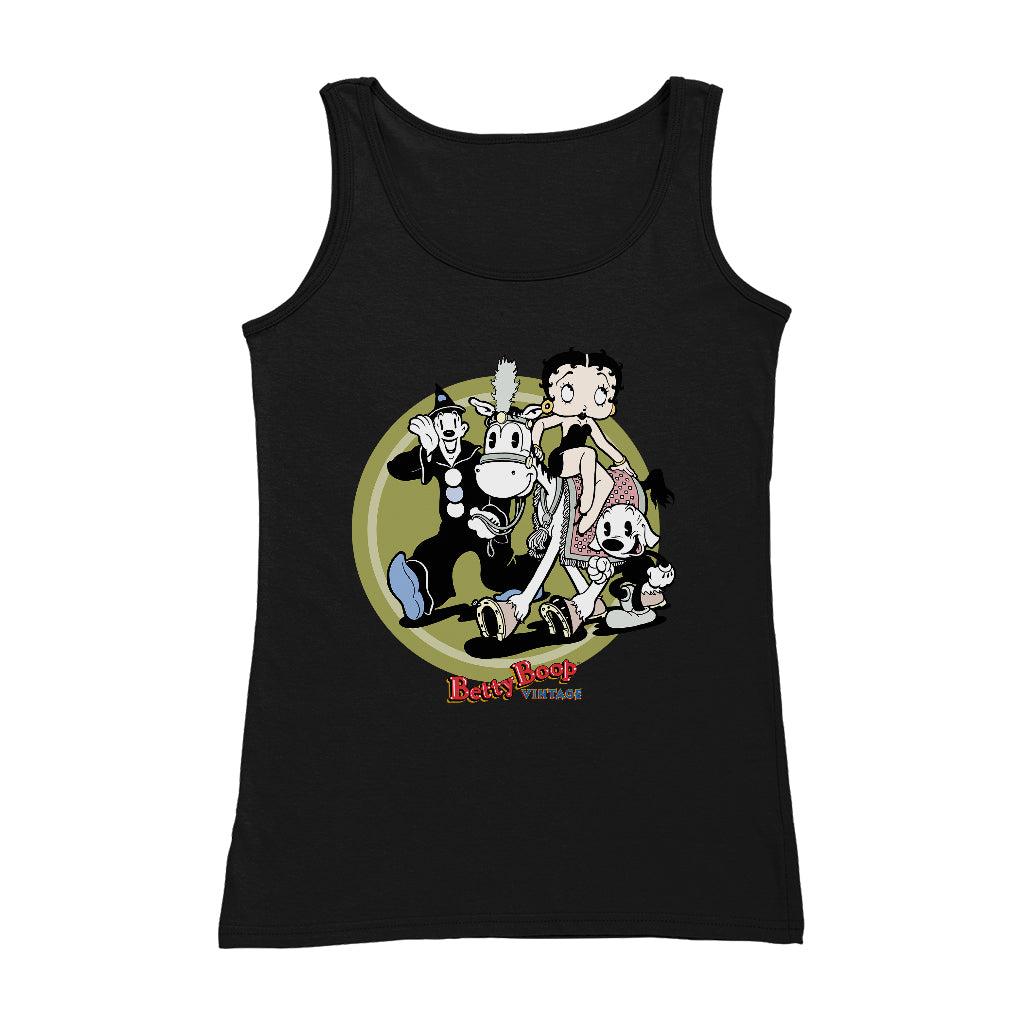 Betty Boop Vintage Circus Crew Women's Vest-Betty Boop Shop