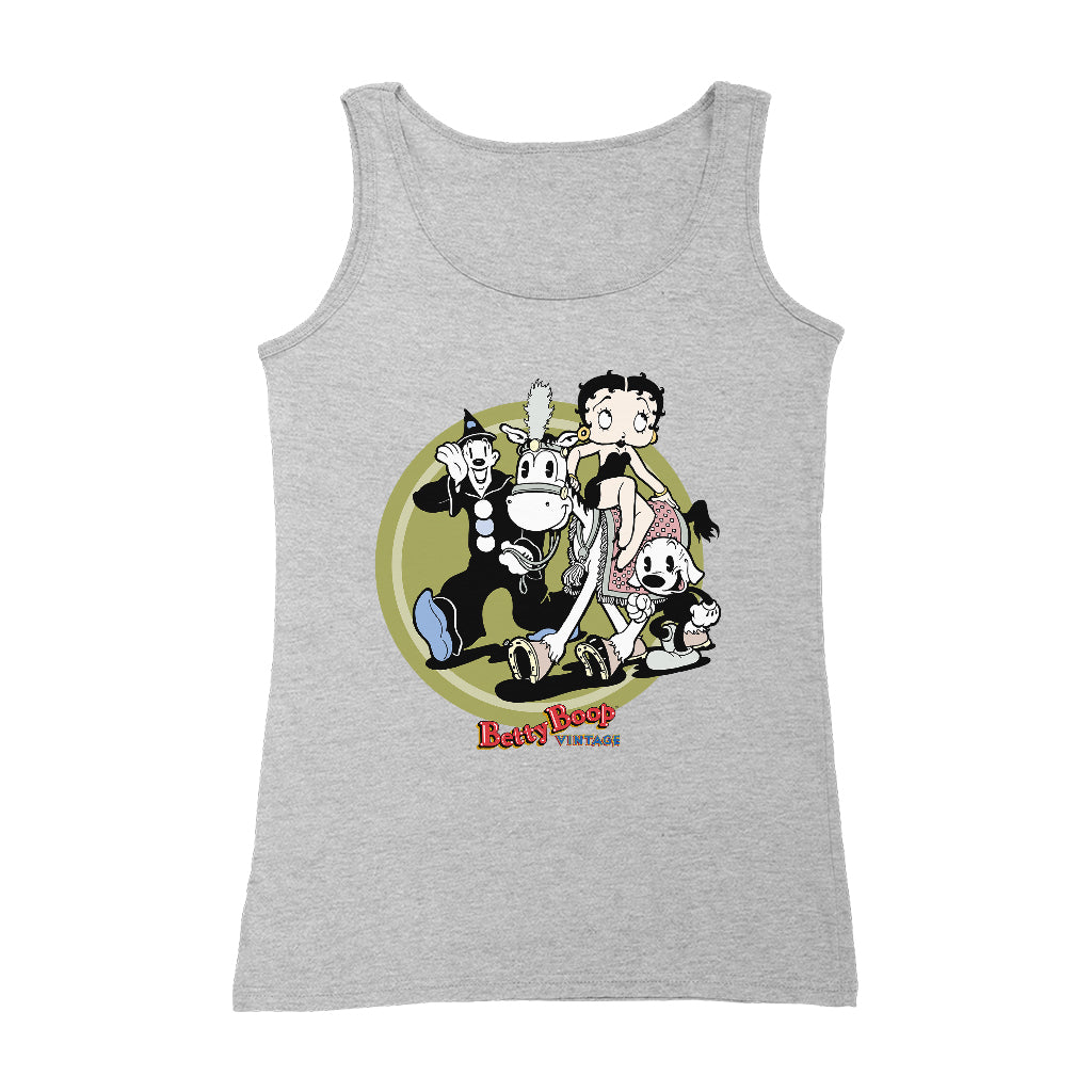Betty Boop Vintage Circus Crew Women's Vest-Betty Boop Shop