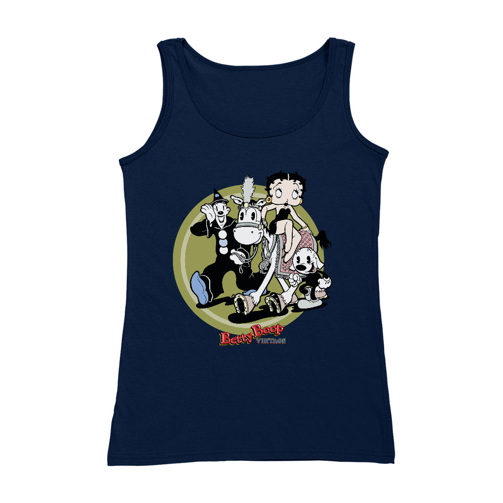 Betty Boop Vintage Circus Crew Women's Vest-Betty Boop Shop