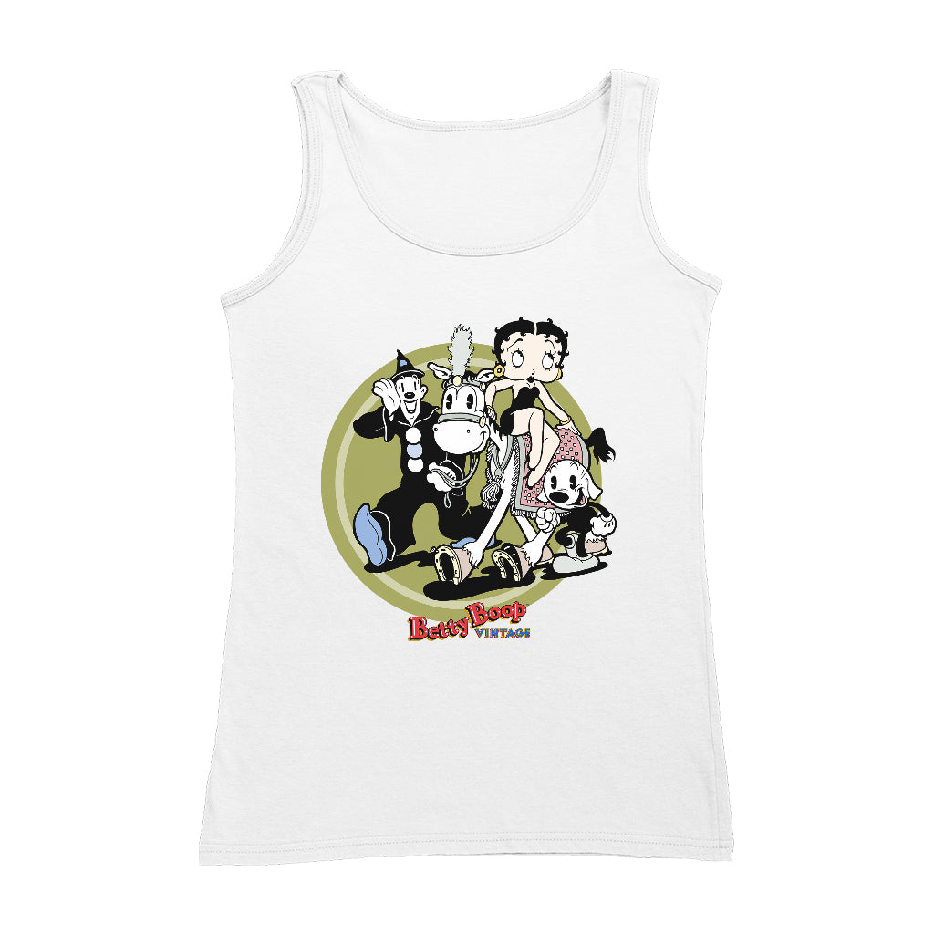 Betty Boop Vintage Circus Crew Women's Vest-Betty Boop Shop