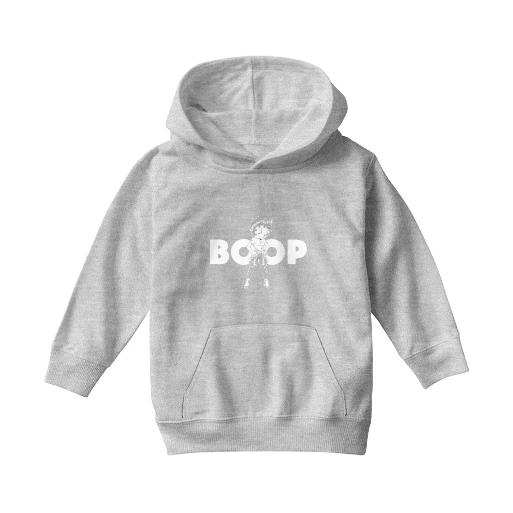 Betty Boop Power Kids Hooded Sweatshirt-Betty Boop Shop