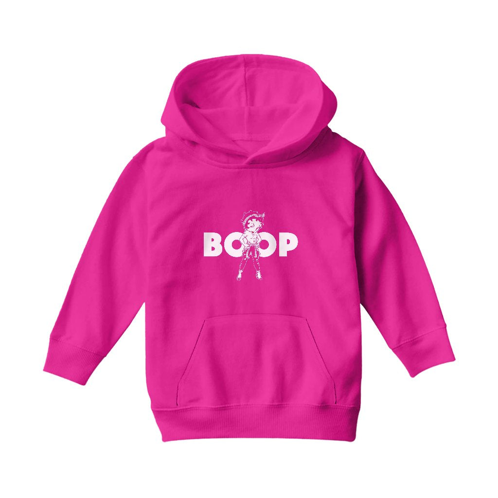 Betty Boop Power Kids Hooded Sweatshirt-Betty Boop Shop