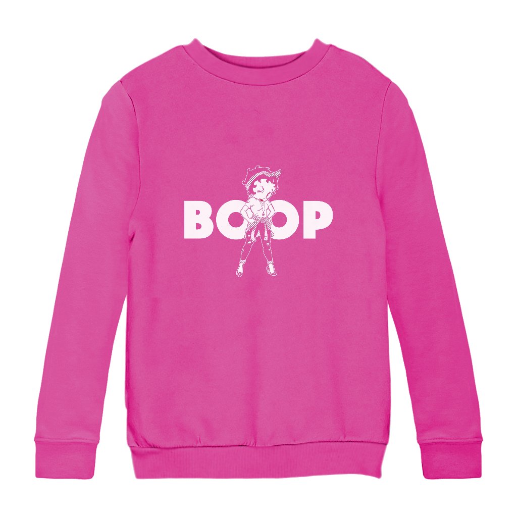 Betty Boop Power Kids Sweatshirt-Betty Boop Shop
