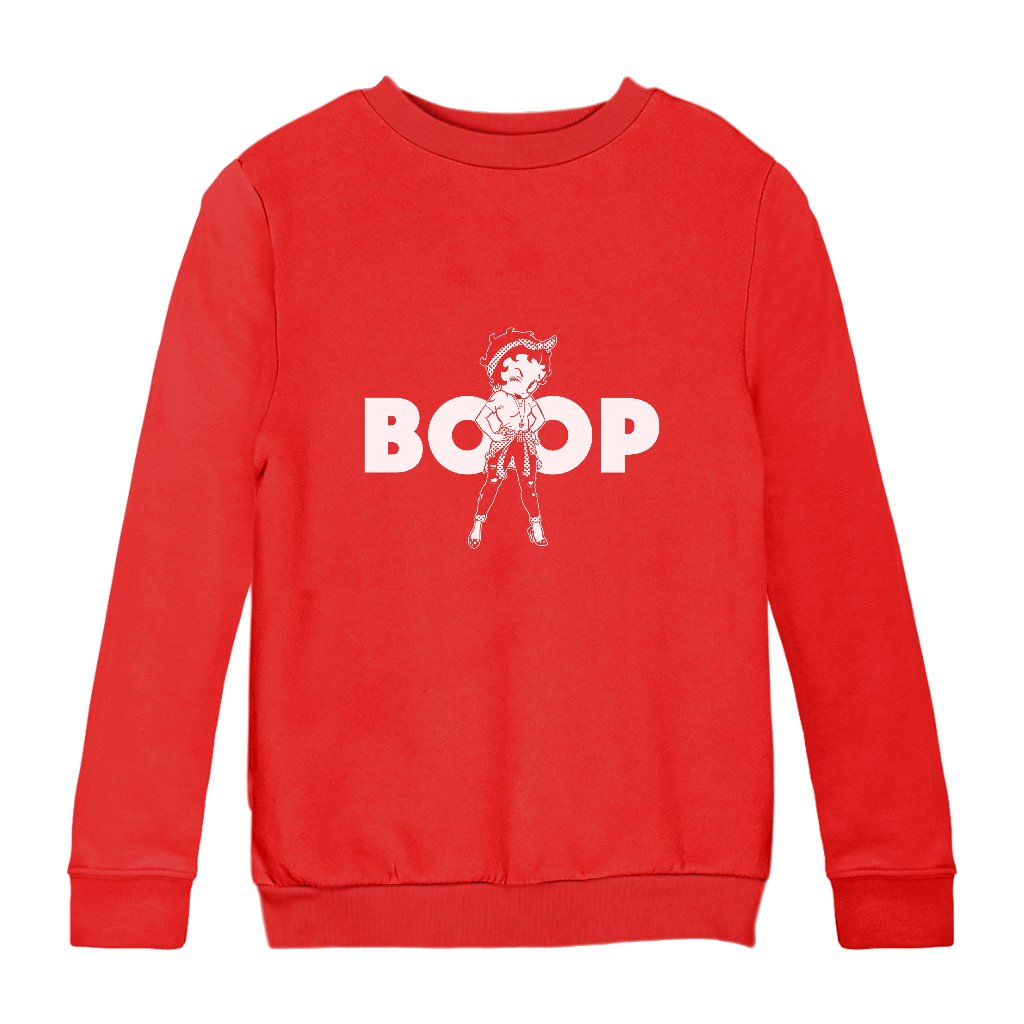 Betty Boop Power Kids Sweatshirt-Betty Boop Shop