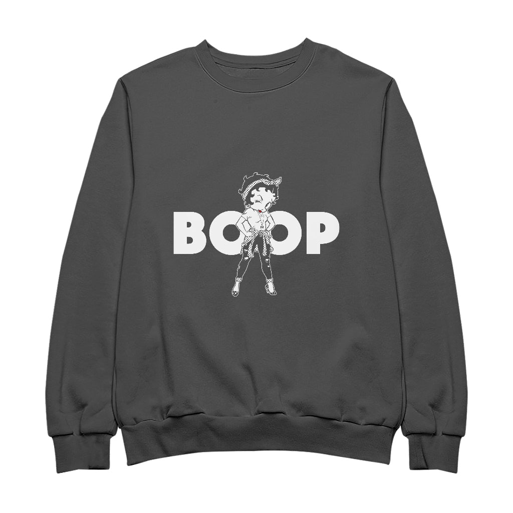 Betty Boop Power Women's Sweatshirt-Betty Boop Shop