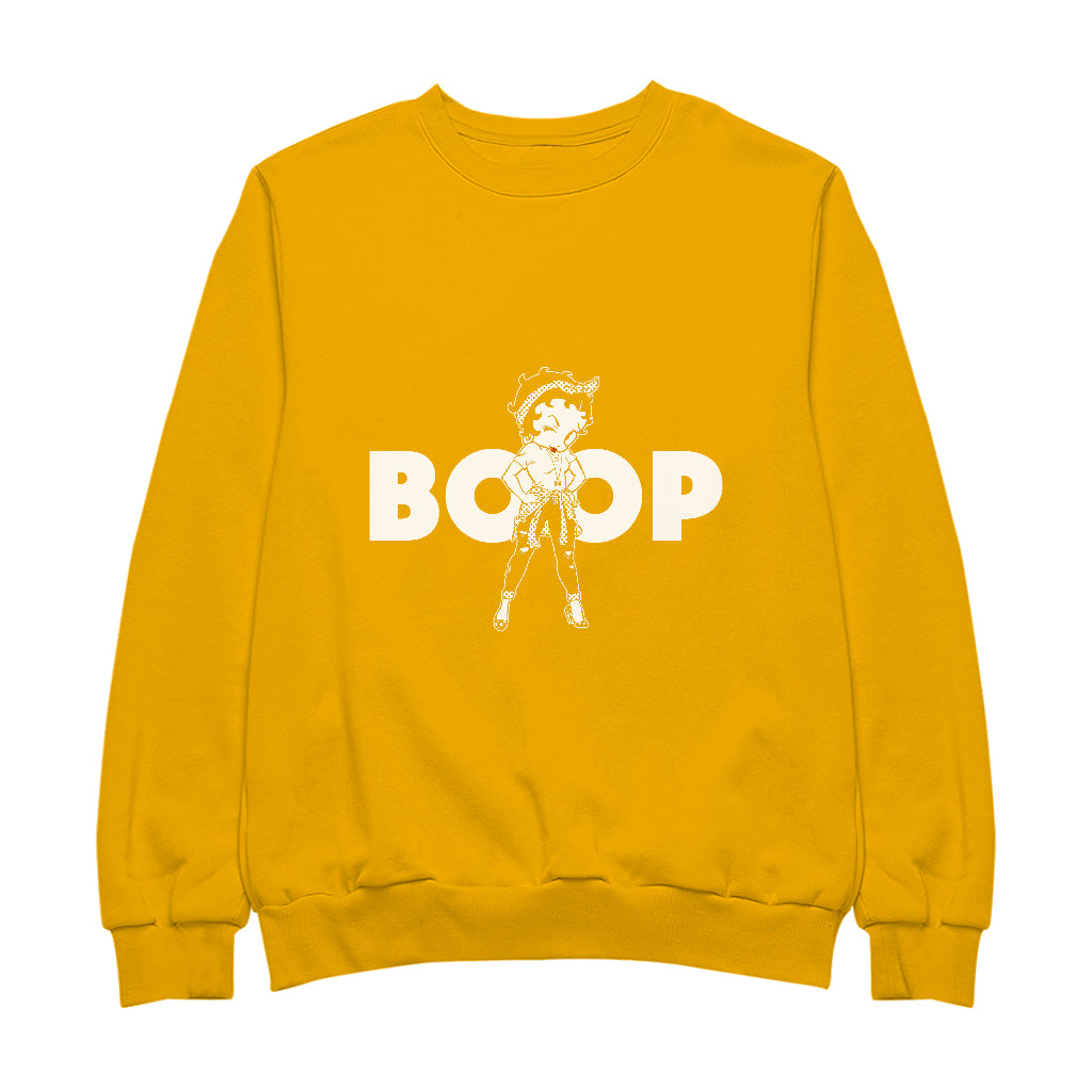 Betty Boop Power Women's Sweatshirt-Betty Boop Shop