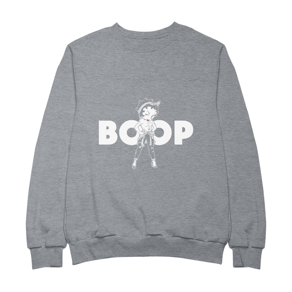 Betty Boop Power Women's Sweatshirt-Betty Boop Shop