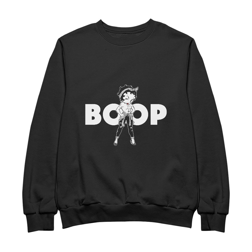 Betty Boop Power Women's Sweatshirt-Betty Boop Shop