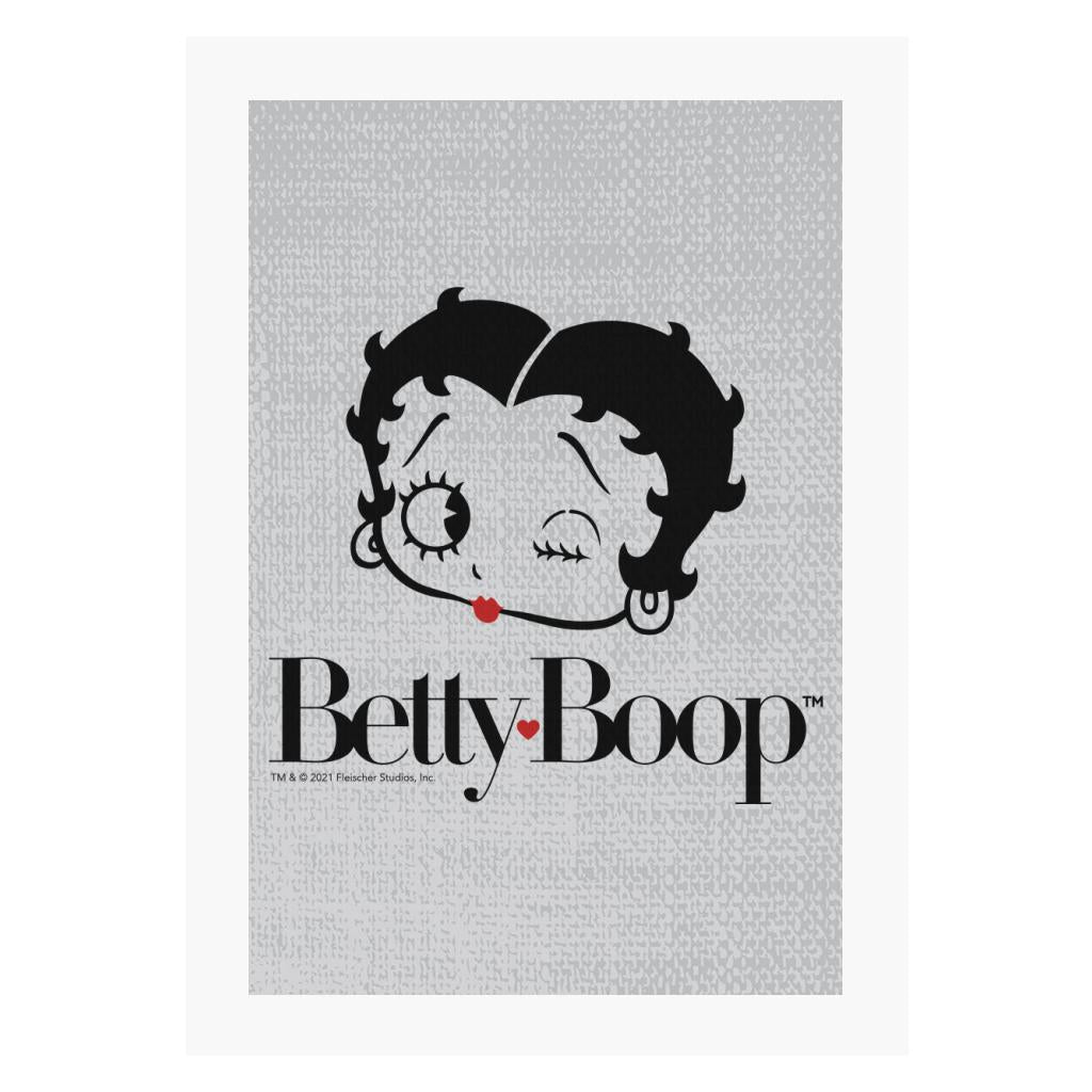 Betty Boop Red Heart A4 Print-Betty Boop Shop