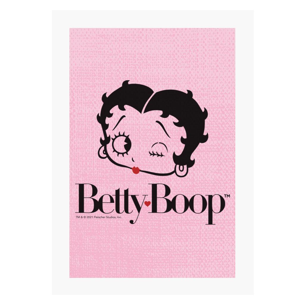 Betty Boop Red Heart A4 Print-Betty Boop Shop
