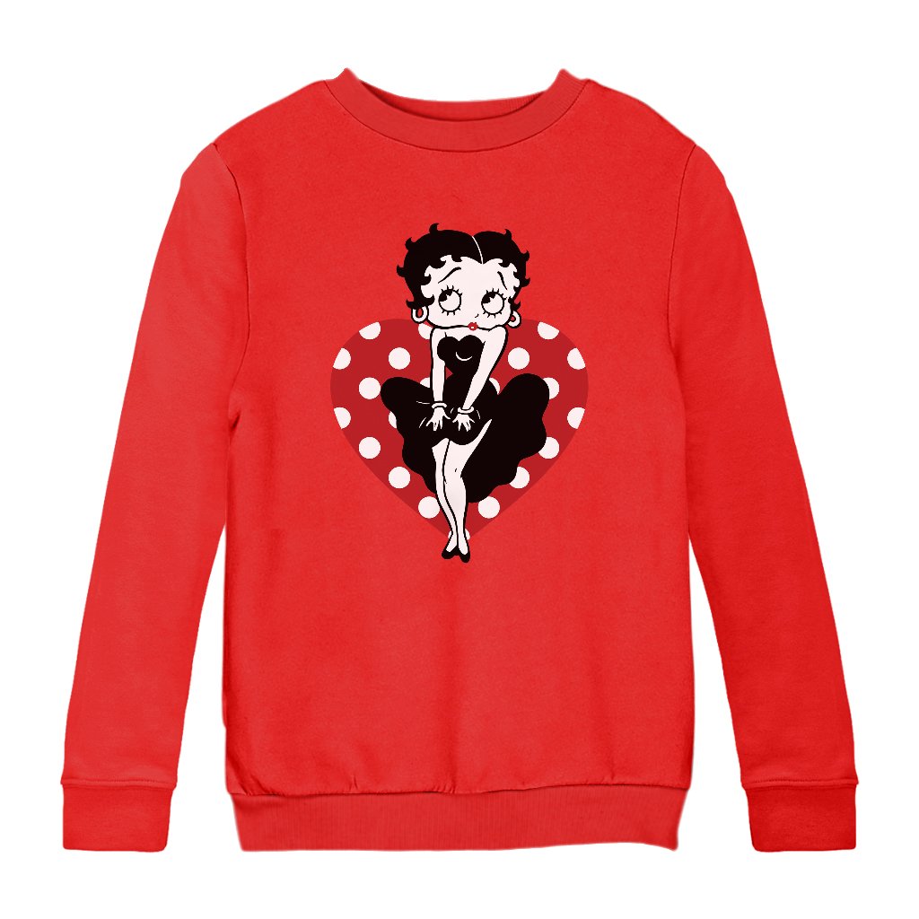 Betty Boop Parody Kids Sweatshirt-Betty Boop Shop