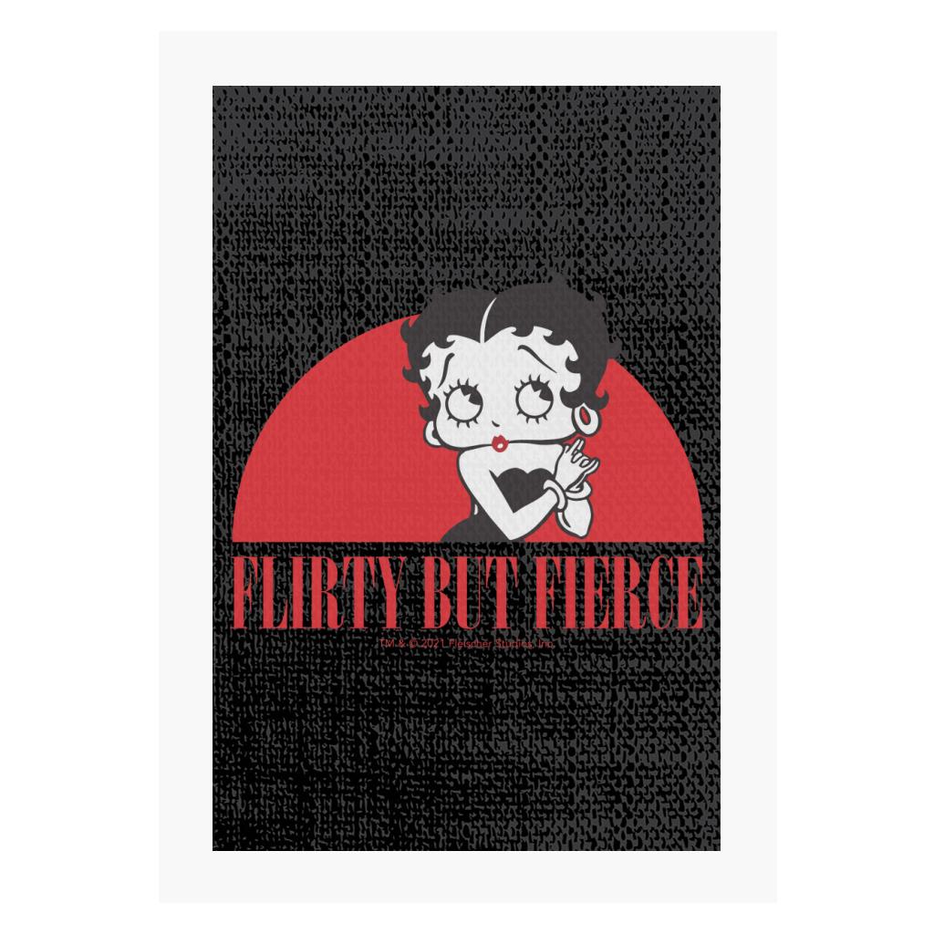 Betty Boop Confident Flirty But Fierce A4 Print-Betty Boop Shop