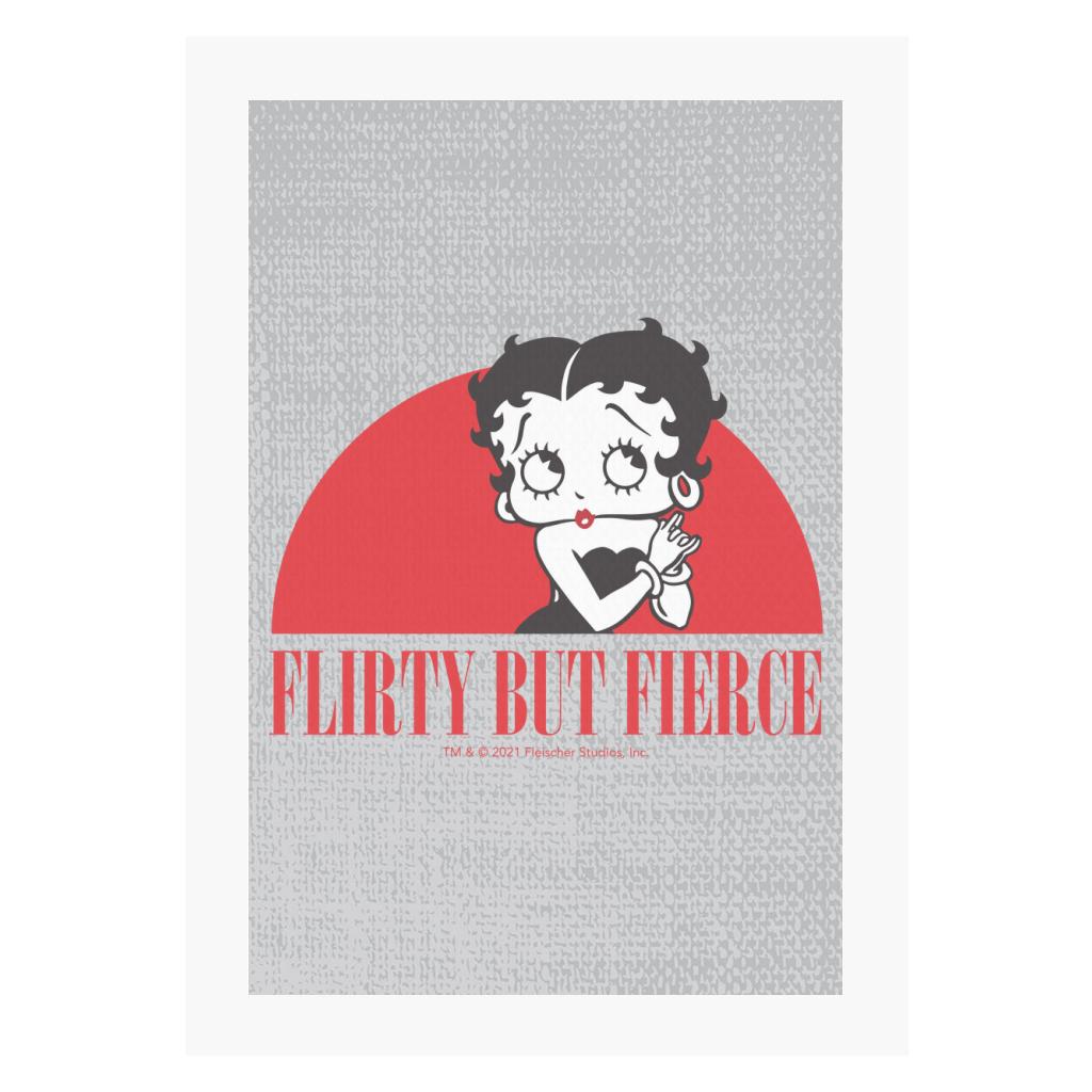 Betty Boop Confident Flirty But Fierce A4 Print-Betty Boop Shop