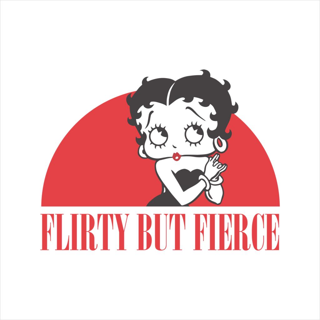 Betty Boop Confident Flirty But Fierce Women's Vest-Betty Boop Shop