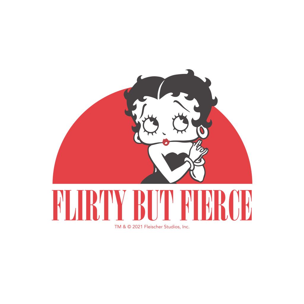 Betty Boop Confident Flirty But Fierce A4 Print-Betty Boop Shop