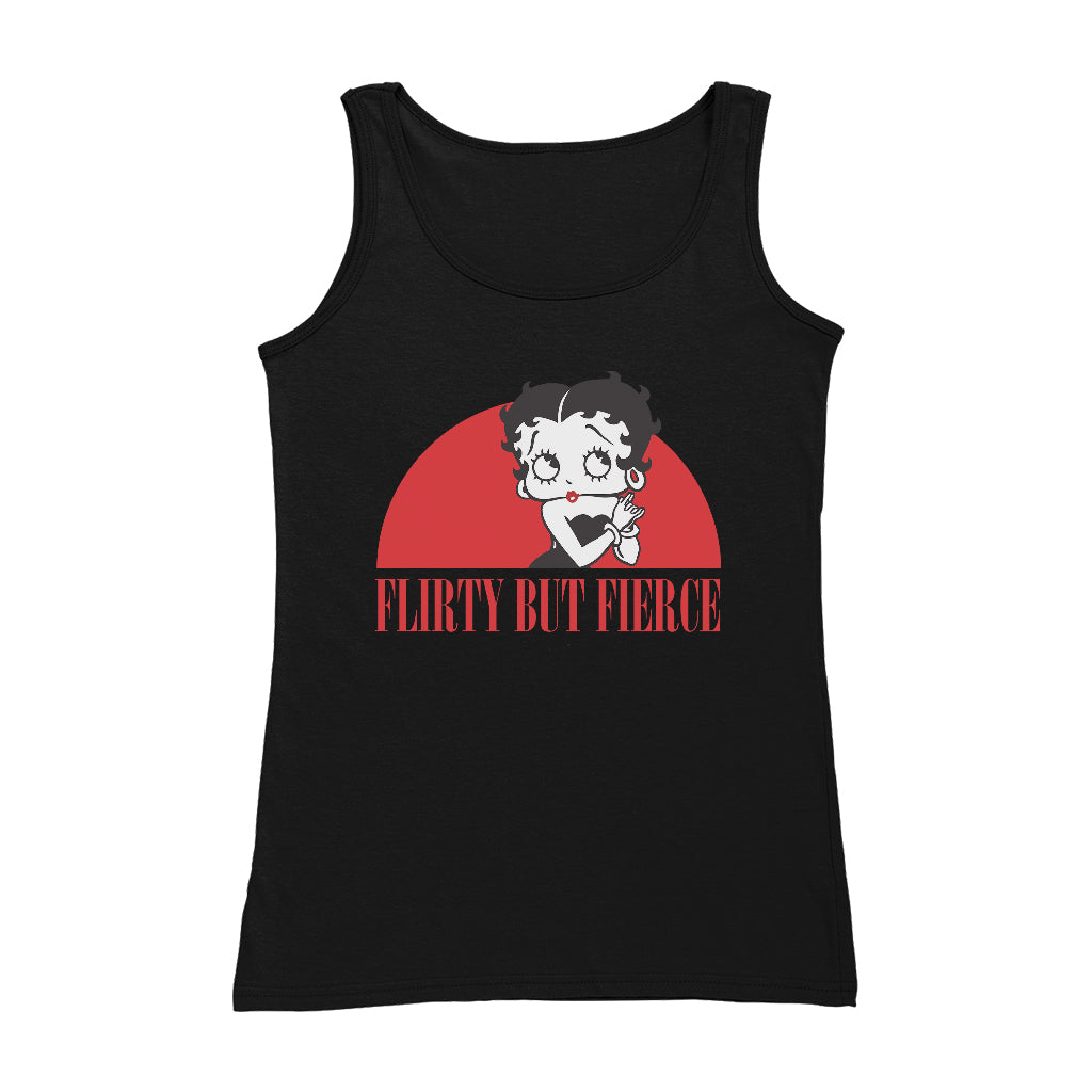 Betty Boop Confident Flirty But Fierce Women's Vest-Betty Boop Shop